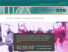 Tablet Screenshot of maxadvertising.com